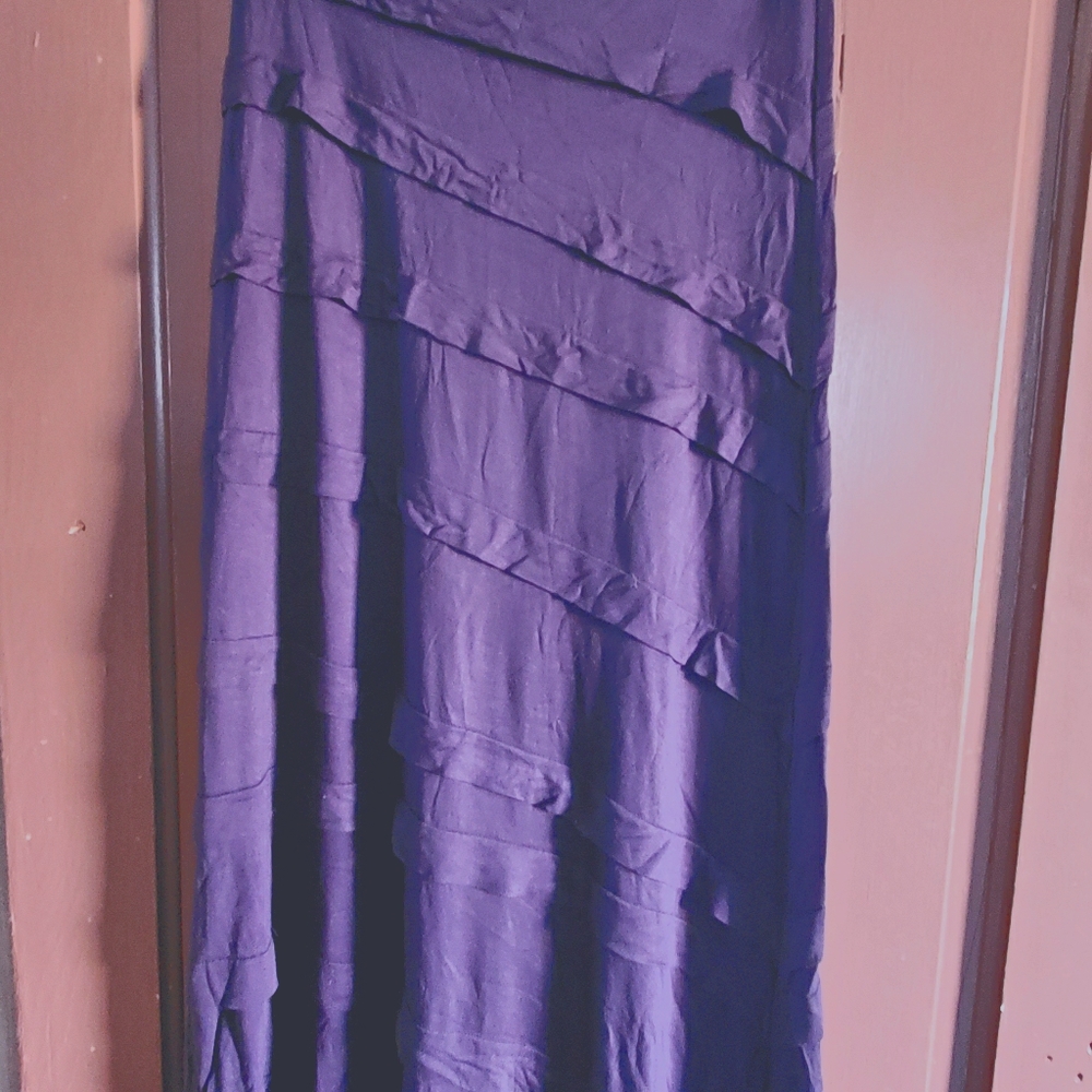 International Concepts Maxi ruffled skirt